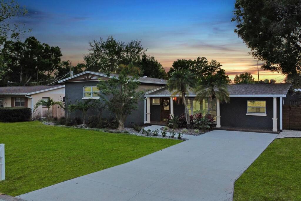 Palm Tree Paradise Tampa Pool Home Exterior foto